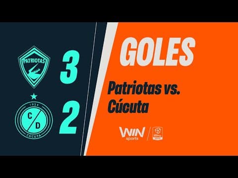 Patriotas vs. Cúcuta (goles) | Torneo BetPlay 2025-1 | Cuadrangulares - Fecha 6