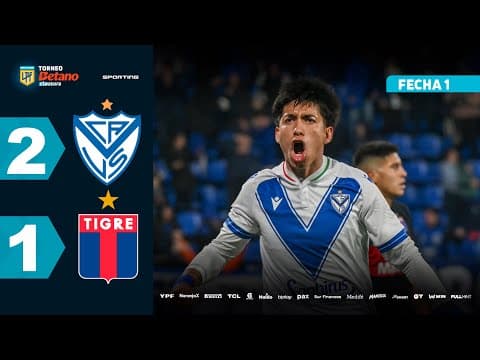Liga Profesional Argentina: Velez Sarsfield vs Tigre