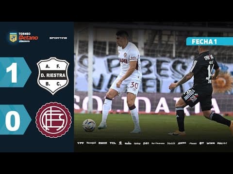Liga Profesional Argentina: Deportivo Riestra vs Lanus