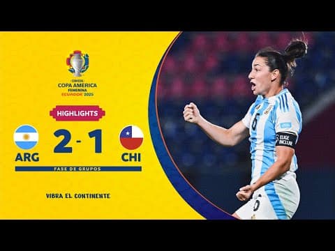 Copa America Femenina: Argentina W vs Chile W