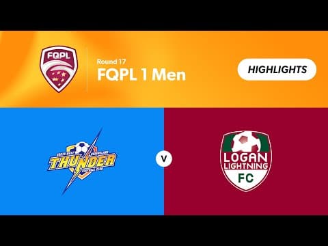 FQPL 1 Men Round 17 - SWQ Thunder Men vs Logan Lightning Men Highlights
