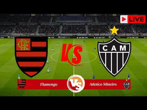 🔴LIVE: Flamengo U20 vs Atlético Mineiro U20 | Brasileirão U‑20 2025 | PES 2021 Gameplay Simulation⚽🔥