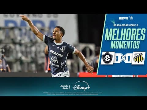 REMO fica no empate com o NOVORIZONTINO e entra provisoriamente no G4 da Série B | MELHORES MOMENTOS