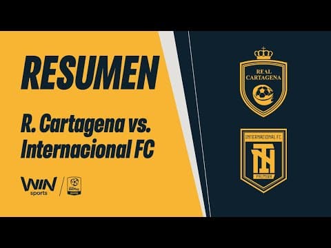Primera B: Real Cartagena vs Internacional Palmira