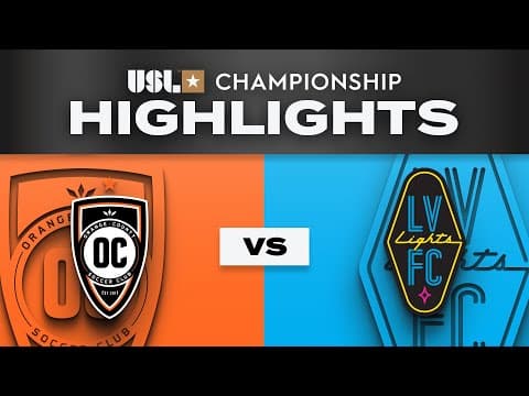 USL Championship: Orange County SC vs Las Vegas Lights
