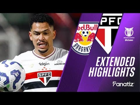 Red Bull Bragantino vs. Sao Paulo 2 -  2 I Game Highlights I Brasileirão 2025